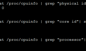Linux 查看cpu 信息的命令及简单实例