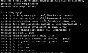 阿里云服务器LINUX系统Install Error: mysql configure err